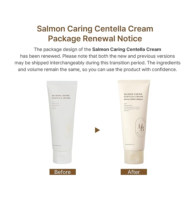 HEVEBLUE Salmon Caring Centella Cream 100ml