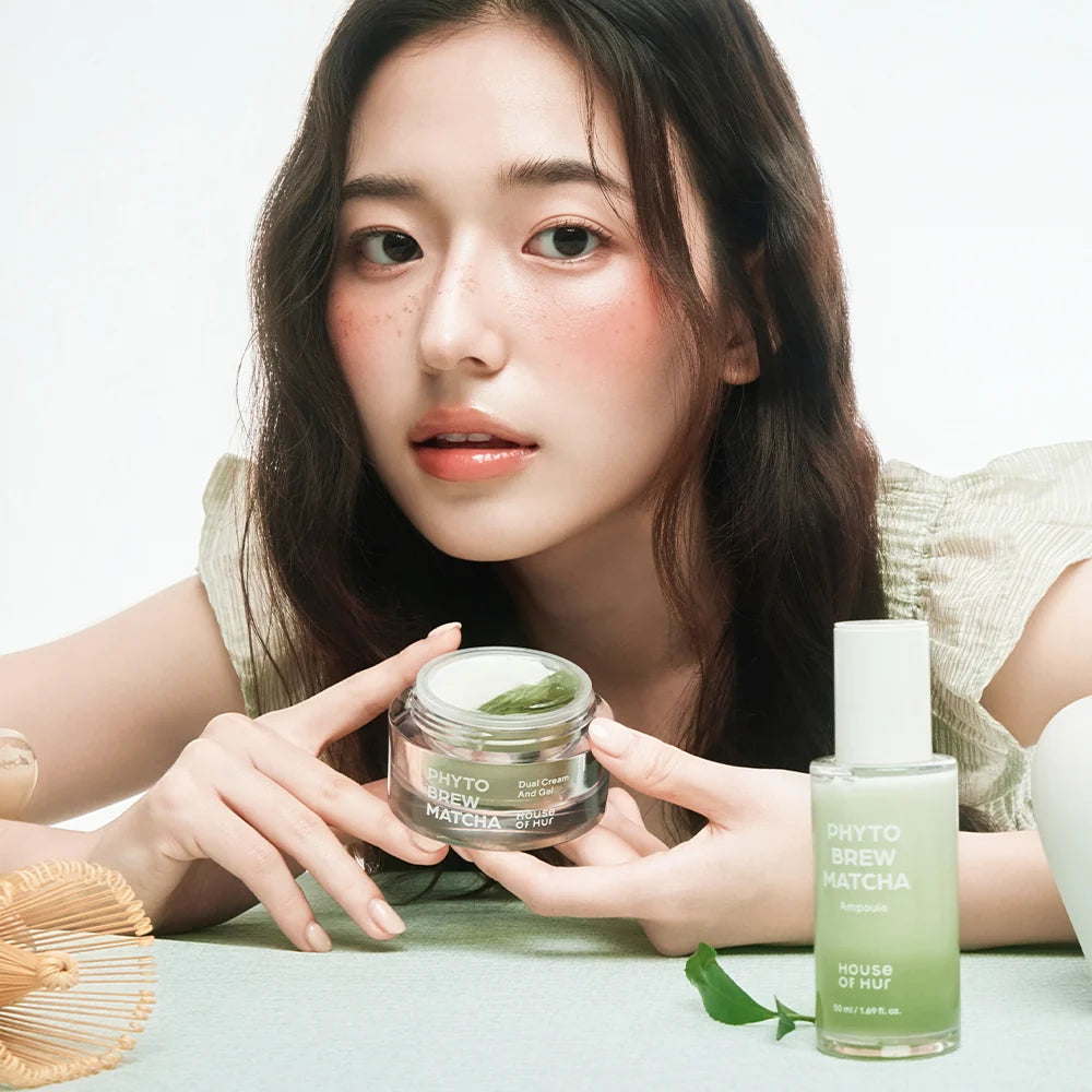 HOUSE OF HUR Phyto Brew Matcha Dual Cream and Gel 50ml