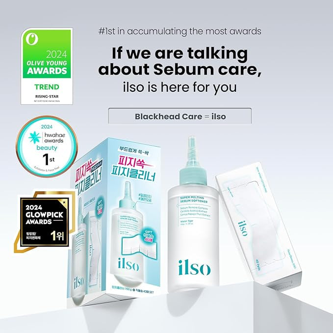 ILSO Super Melting Sebum Softener Set (COTTON PAD 40pcs)