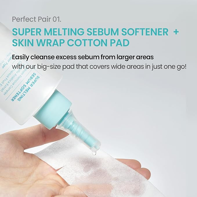 ILSO Super Melting Sebum Softener Set (COTTON PAD 40pcs)