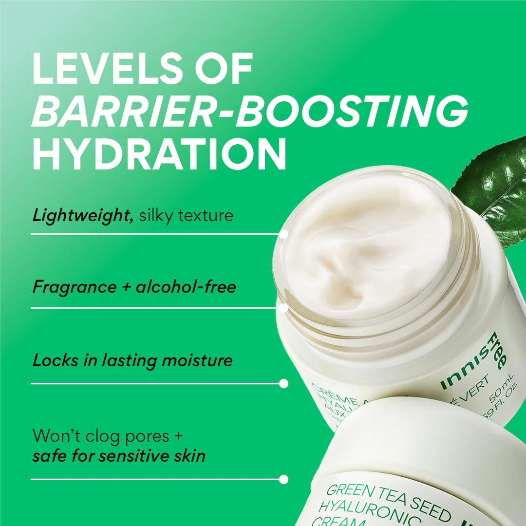 INNISFREE Green Tea Seed Hyaluronic Acid Cream 50ml