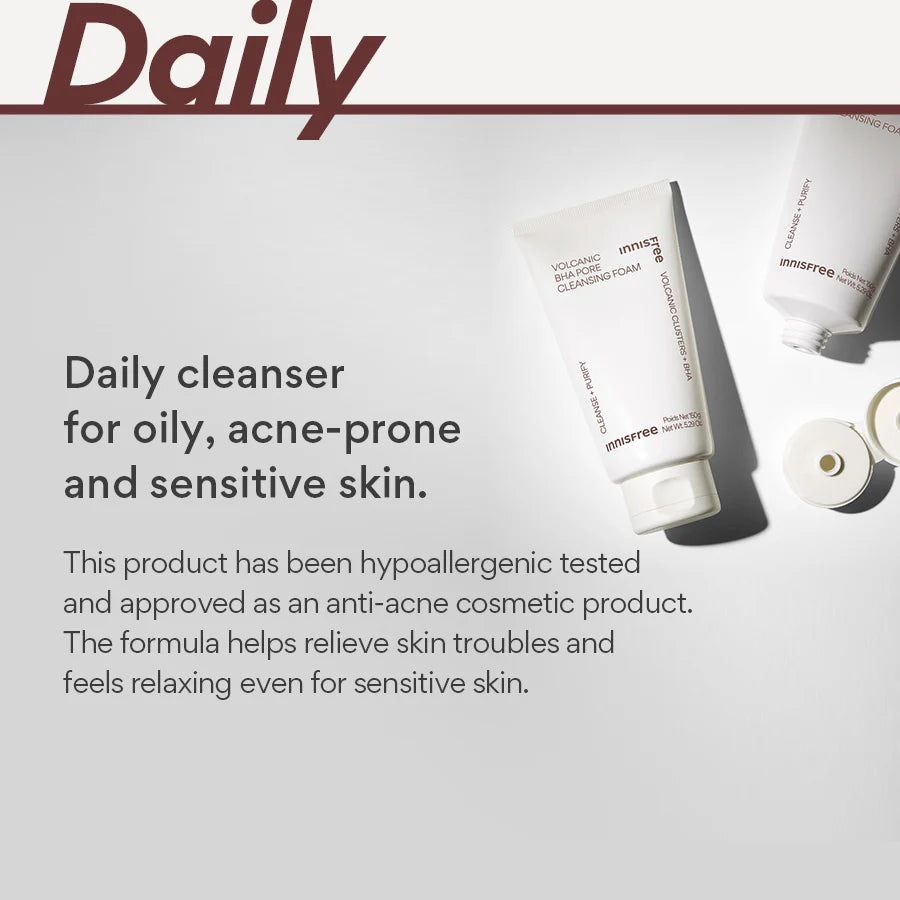 INNISFREE Volcanic BHA Pore Cleansing Foam 150g