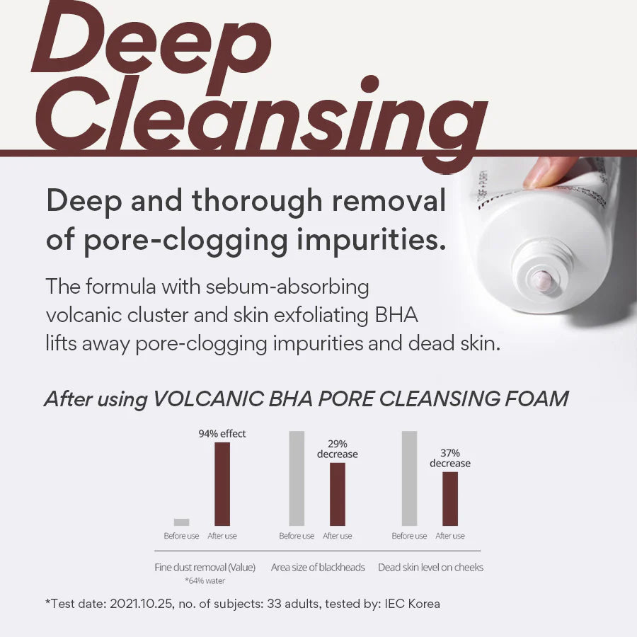 INNISFREE Volcanic BHA Pore Cleansing Foam 150g