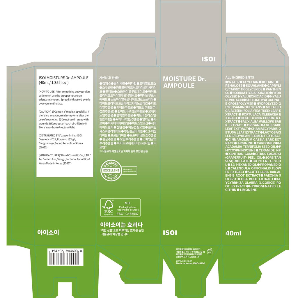 ISOI Moisture Dr. Ampoule 40ml