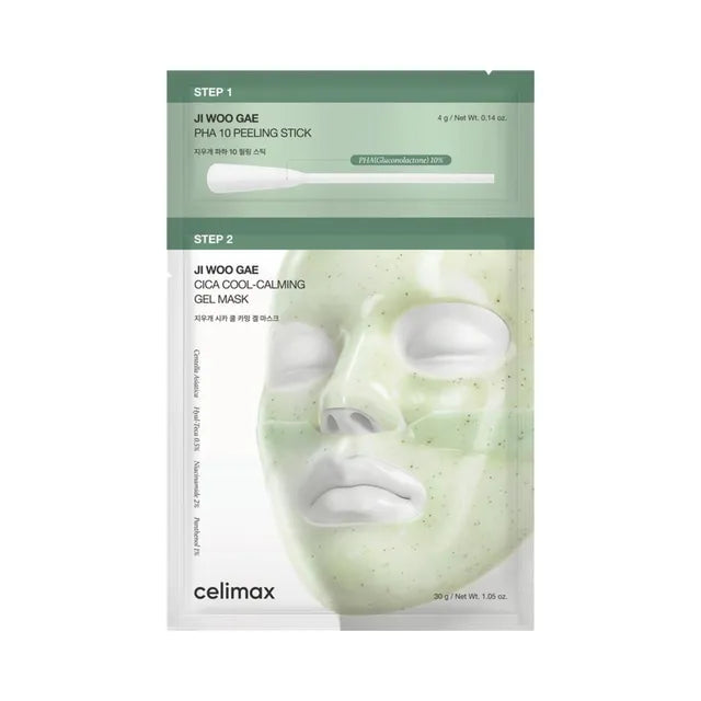 CELIMAX Ji Woo Gae CICA PHA Peel 2-STEP Gel Mask 4g+30g