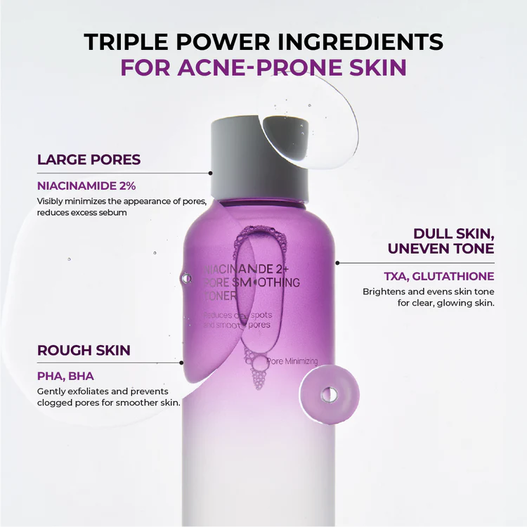JUMISO Niacinamide 2+ Pore Smoothing Toner 205ml