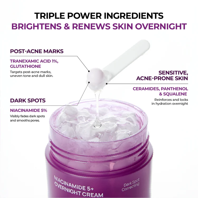 JUMISO Niacinamide 5 + Overnight Cream 50ml