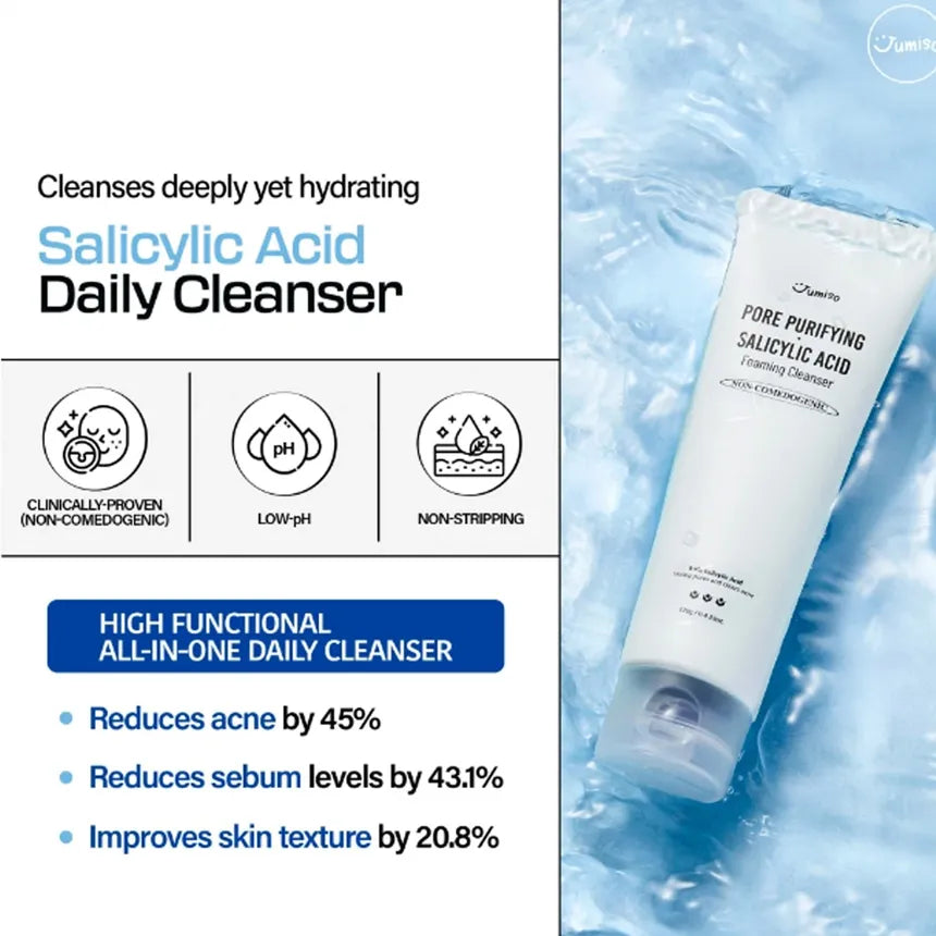 JUMISO Pore Purifying Salicylic Acid Cleanser 120g