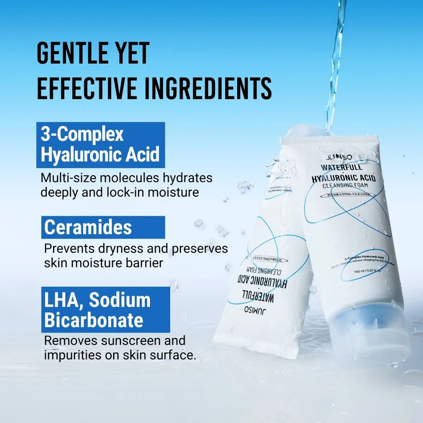 JUMISO Waterfull Hyaluronic Acid Cleansing Foam 150ml