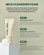 K-SECRET SEOUL 1988 Cleansing Foam : Pine Cica 1% + Probiotics 150ml