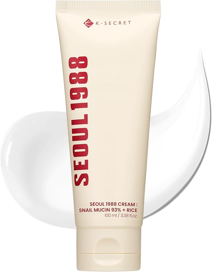 K-SECRET SEOUL 1988 Cream : Snail Mucin 93% + Rice 100ml