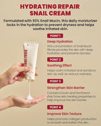 K-SECRET SEOUL 1988 Cream : Snail Mucin 93% + Rice 100ml