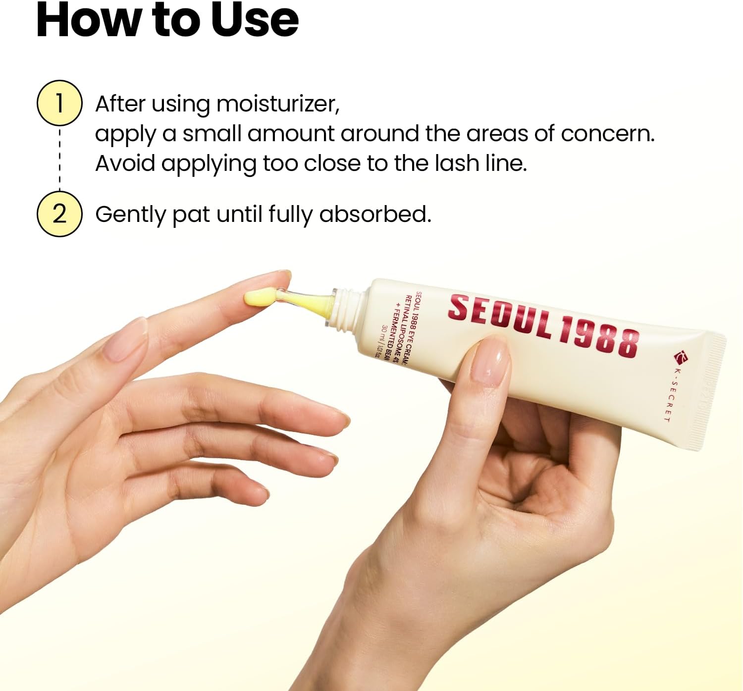 K-SECRET SEOUL 1988 Eye Cream: Retinal Liposome 4% + Fermented Bean 30ml