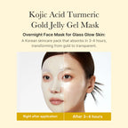 MEDICUBE Kojic Acid Turmeric Gold Jelly Gel Mask