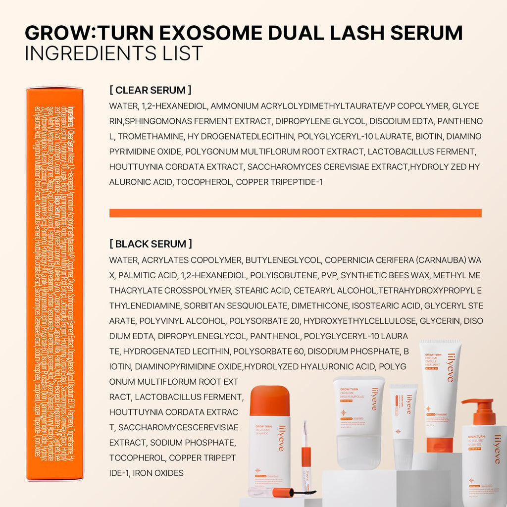 LILYEVE GROW:TURN EXOSOME Dual Lash Serum 8ml