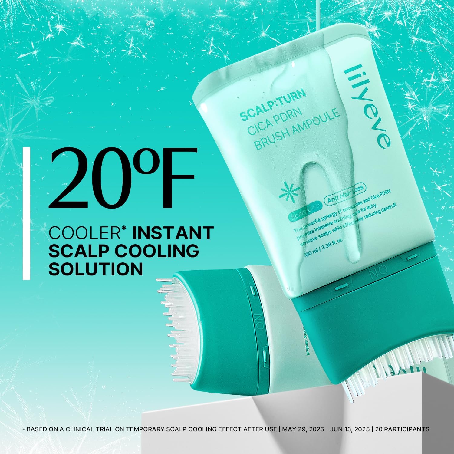 LILYEVE SCALP:TURN CICA PDRN Brush Ampoule 100ml