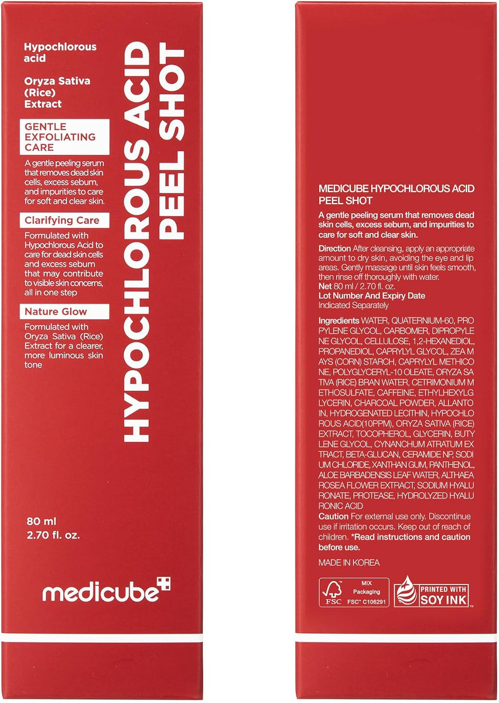 MEDICUBE Hypochlorous Acid Peel Shot 80ml