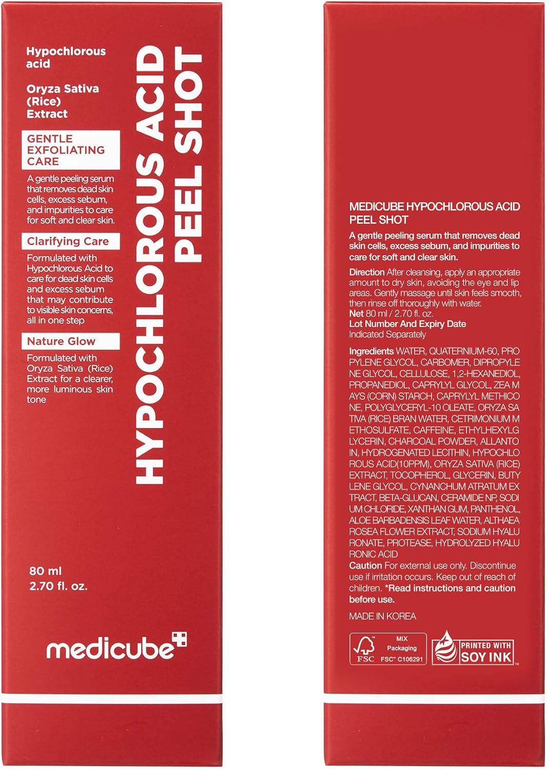 MEDICUBE Hypochlorous Acid Peel Shot 80ml