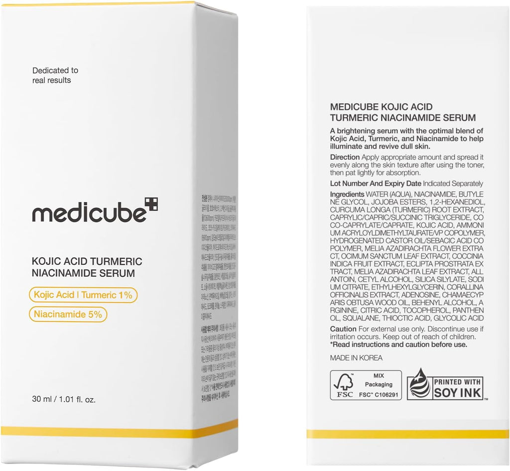 MEDICUBE Kojic Acid Turmeric Niacinamide Serum 30ml