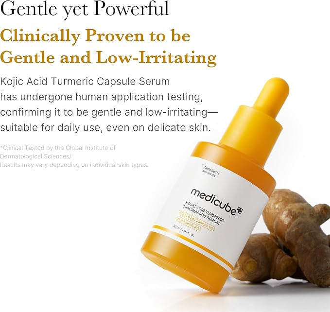 MEDICUBE Kojic Acid Turmeric Niacinamide Serum 30ml