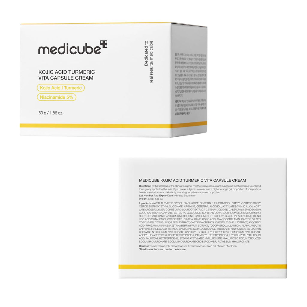 MEDICUBE Kojic Acid Turmeric Vita Capsule Cream 53g