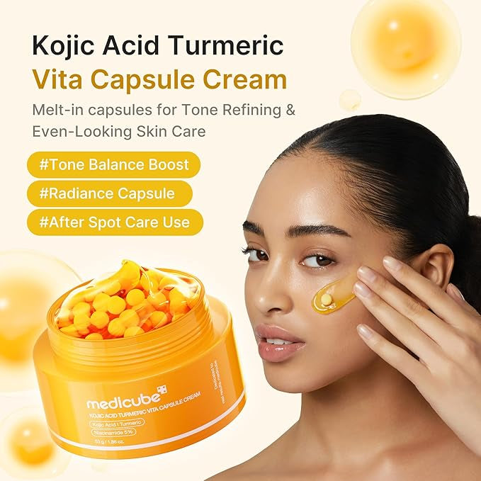 MEDICUBE Kojic Acid Turmeric Vita Capsule Cream 53g