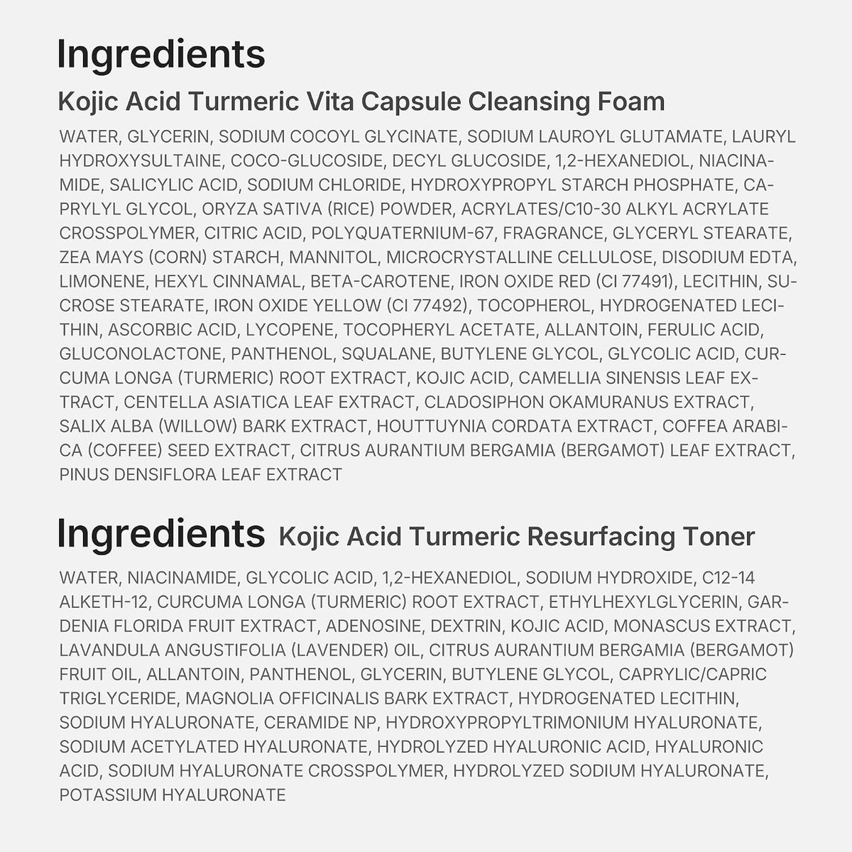 MEDICUBE Kojic Brightening Essentials Kit | Limpiador+Tonico+Serum+Ojos