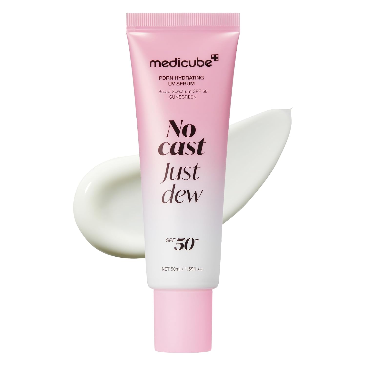 MEDICUBE No Cast Just Dew PDRN Hydrating UV Sun Serum 50ml SPF50