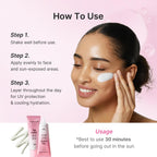 MEDICUBE No Cast Just Dew PDRN Hydrating UV Sun Serum 50ml SPF50