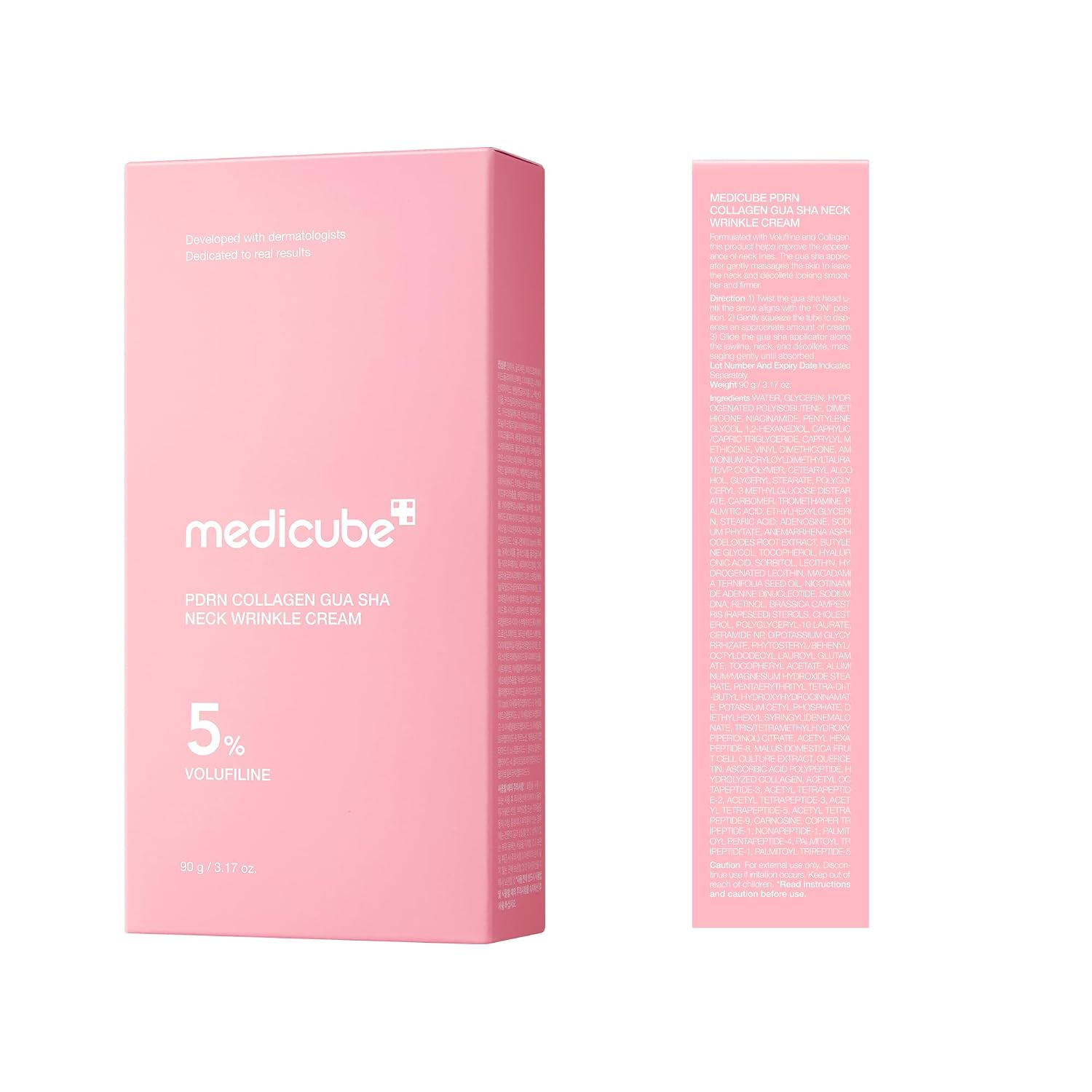 MEDICUBE PDRN Collagen Gua Sha Neck Wrinkle Cream 90g