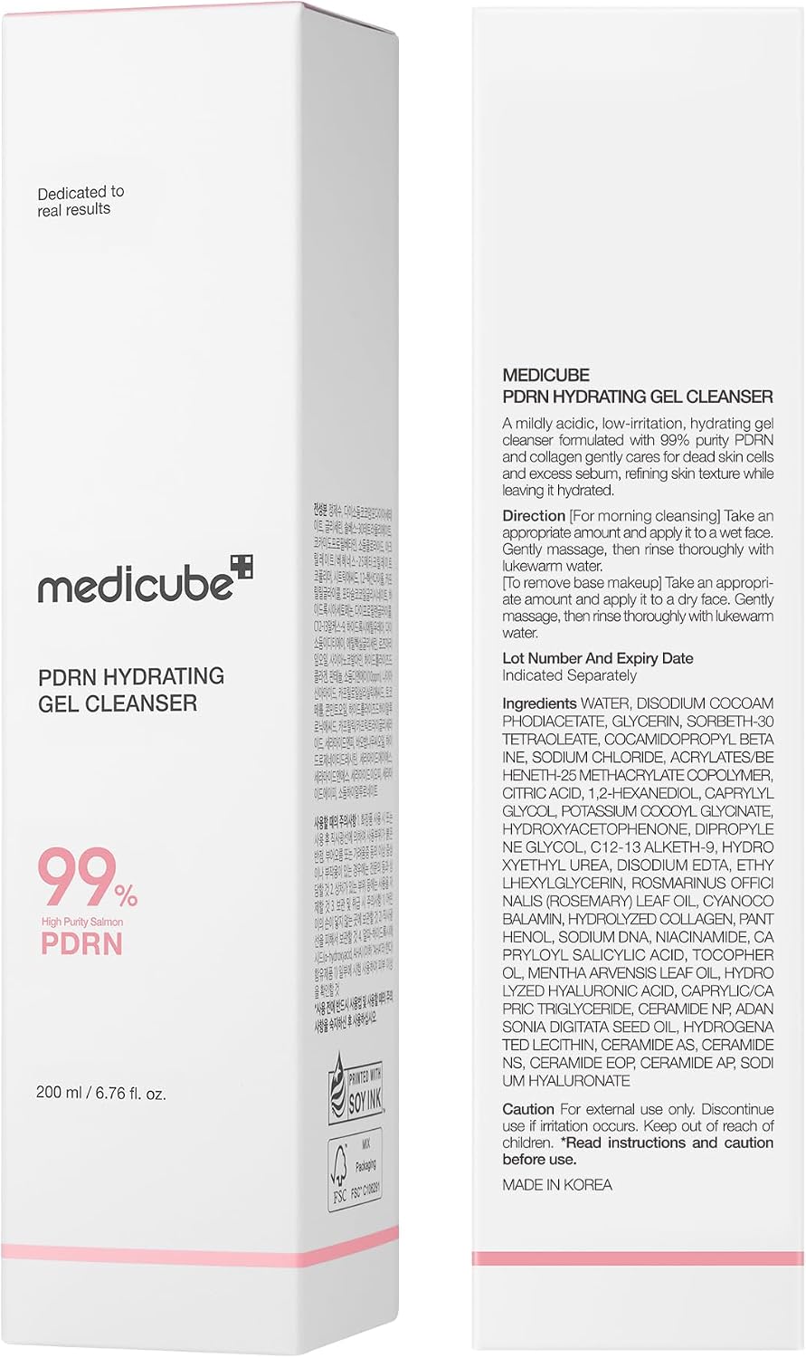 MEDICUBE PDRN Hydrating Gel Cleanser 200ml