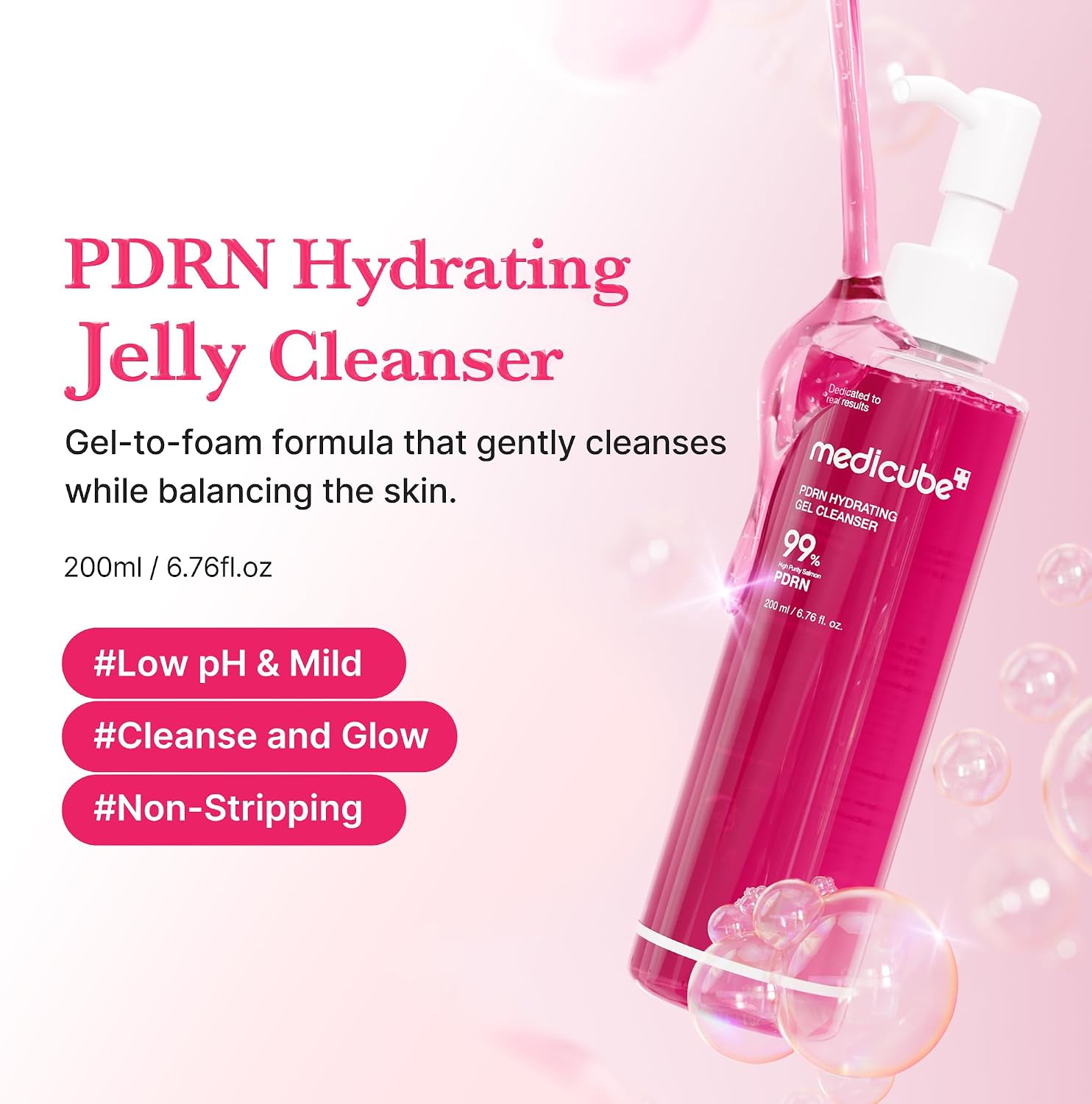 MEDICUBE PDRN Hydrating Gel Cleanser 200ml