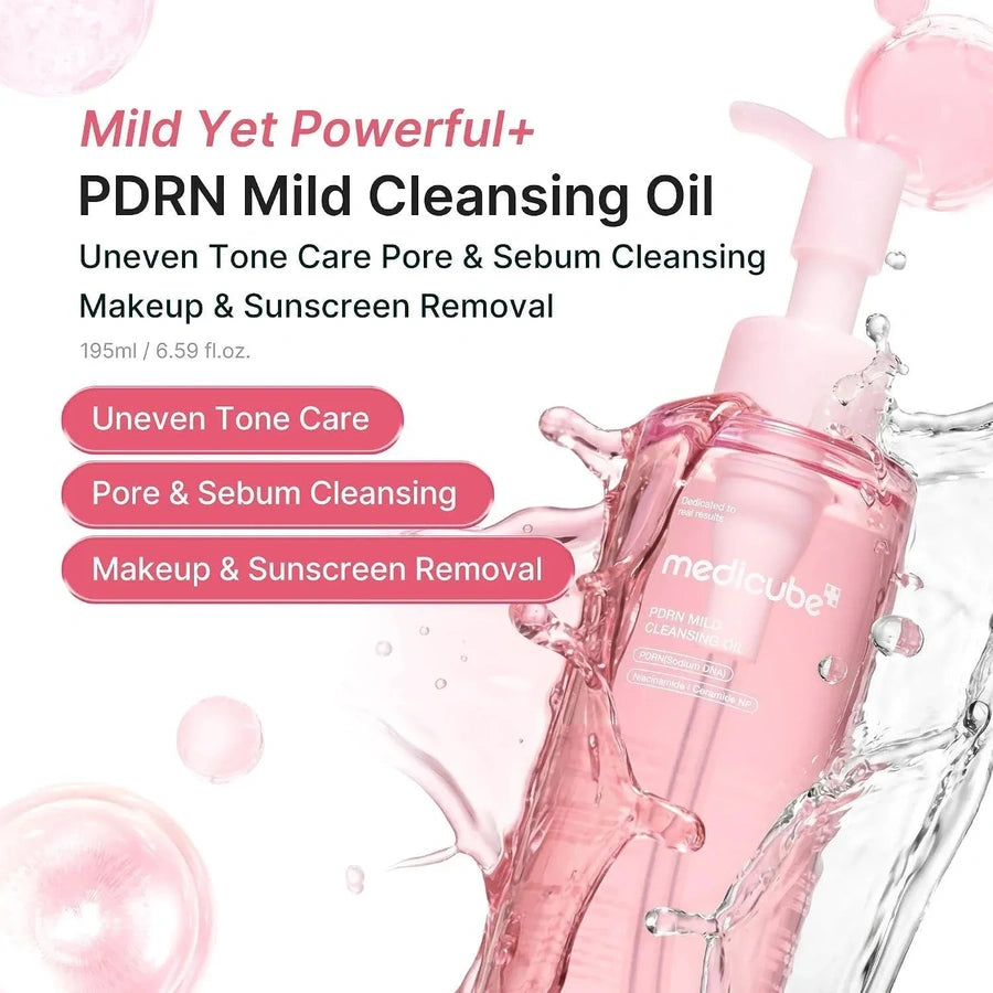 MEDICUBE PDRN Mild Cleansing Oil 195ml
