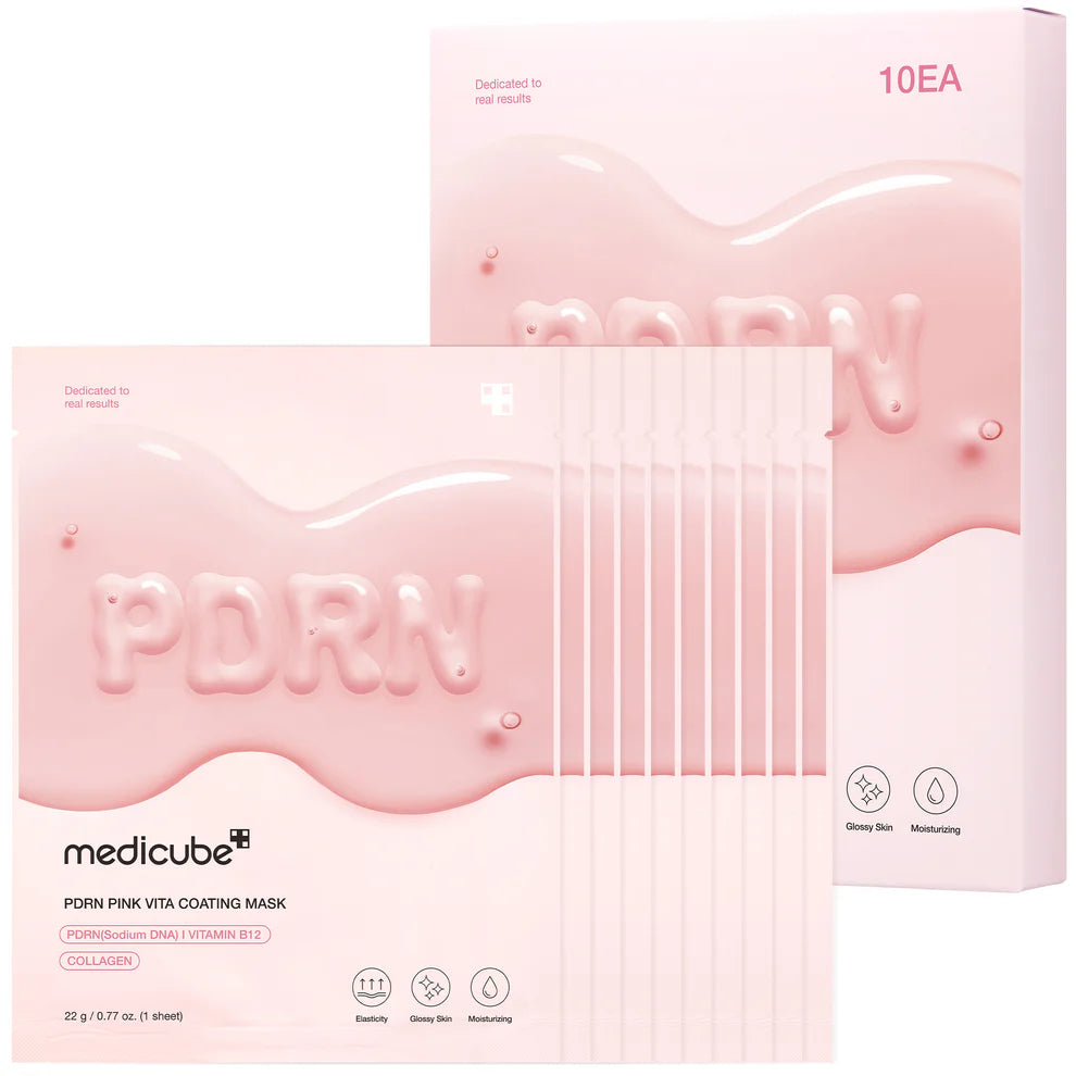MEDICUBE PDRN Pink Vita Coating Sheet Mask 2pz