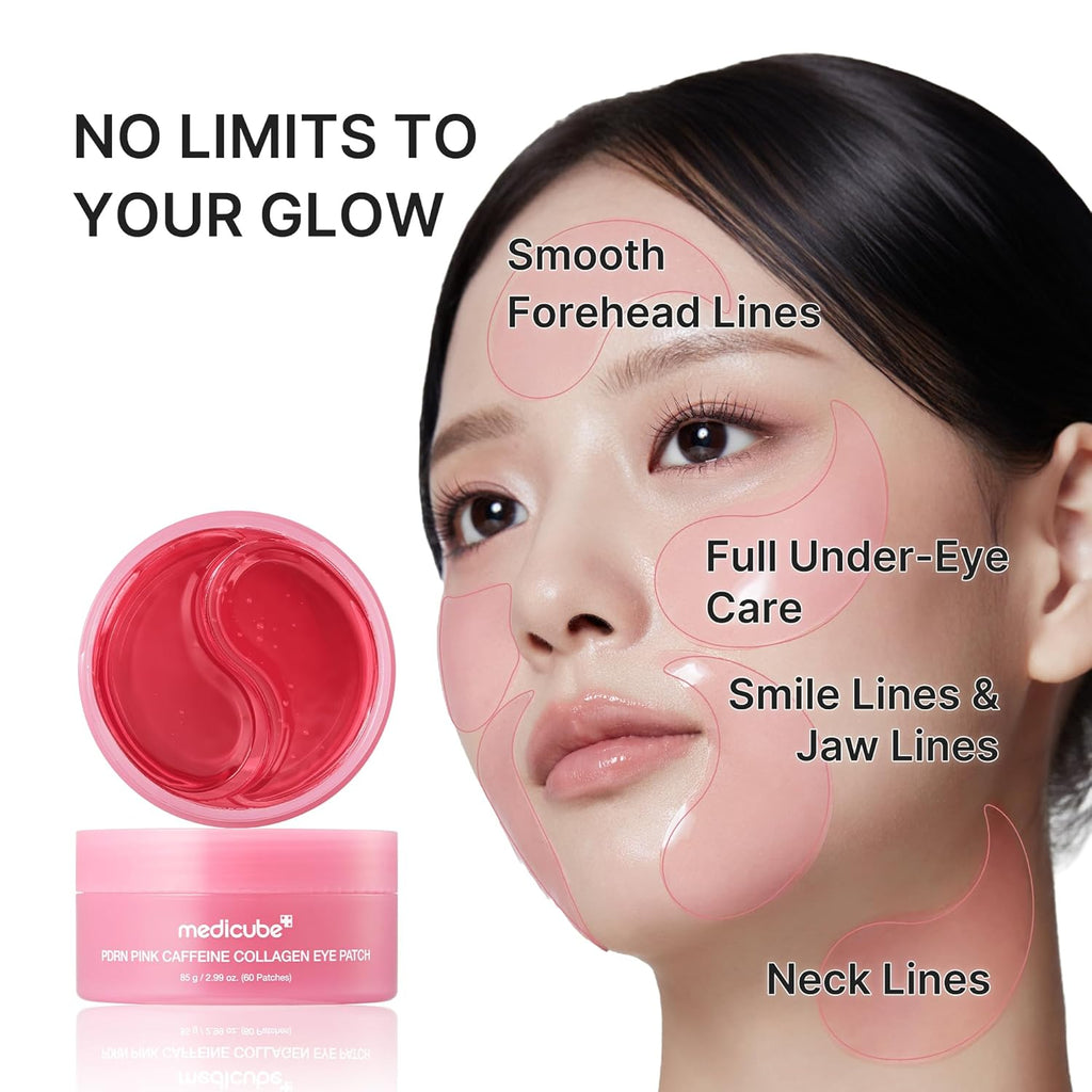 MEDICUBE PDRN Pink Caffeine Collagen Eye Patch 60pz