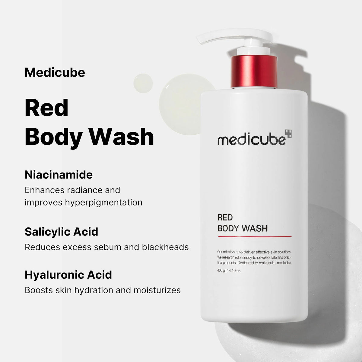 MEDICUBE Red Acne Body Wash 3.0 400ml