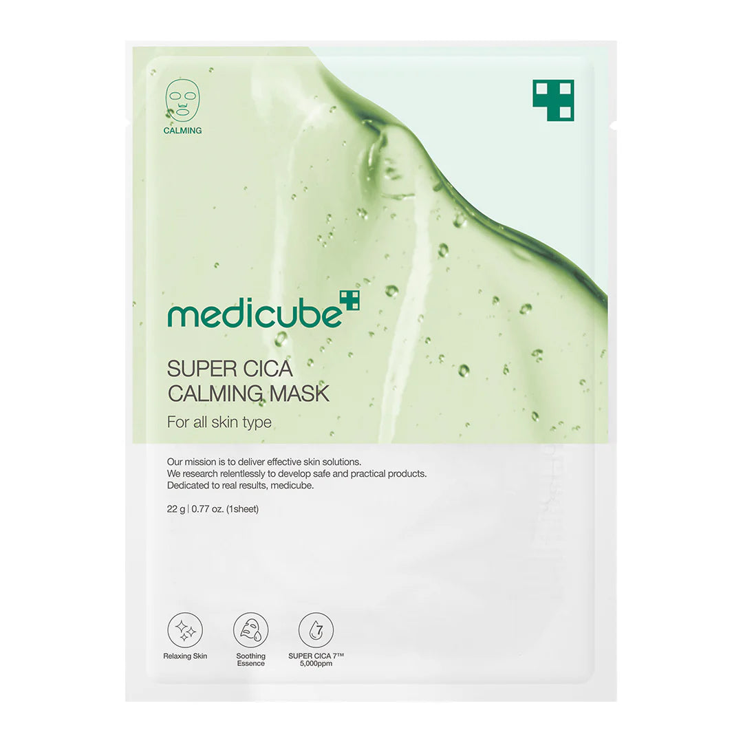 MEDICUBE Super Cica Calming Mask 2pz