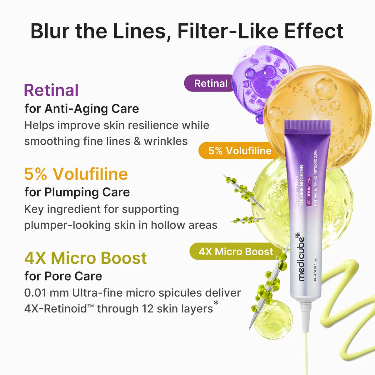 MEDICUBE Vita A Retinal Volume Booster Serum 15ml