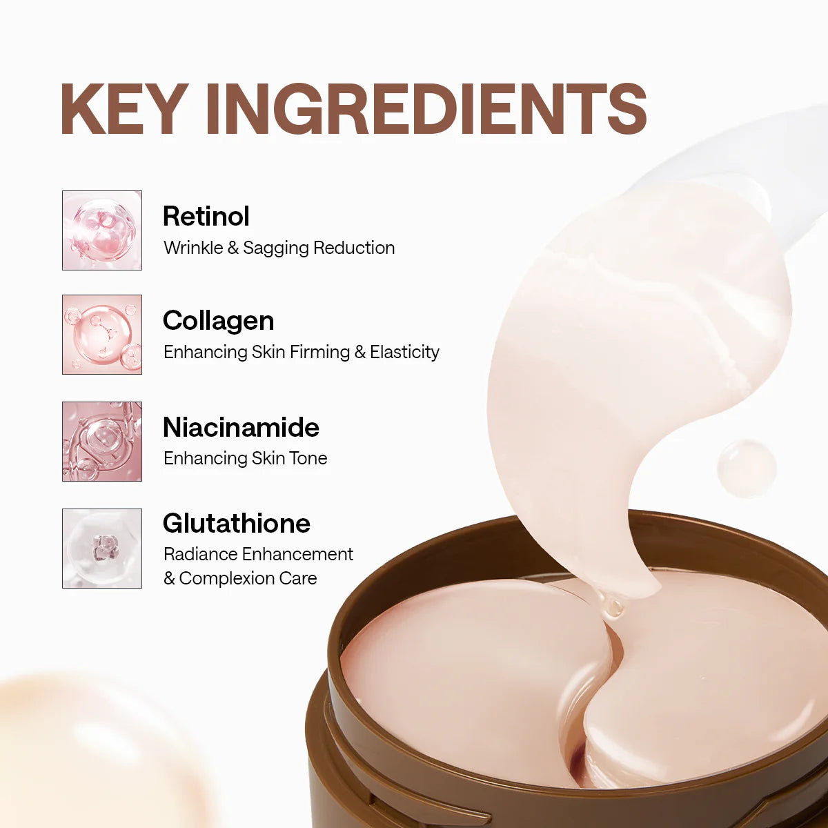 MEDIHEAL Retinol Collagen Eye Ampoule Patch (60parches)