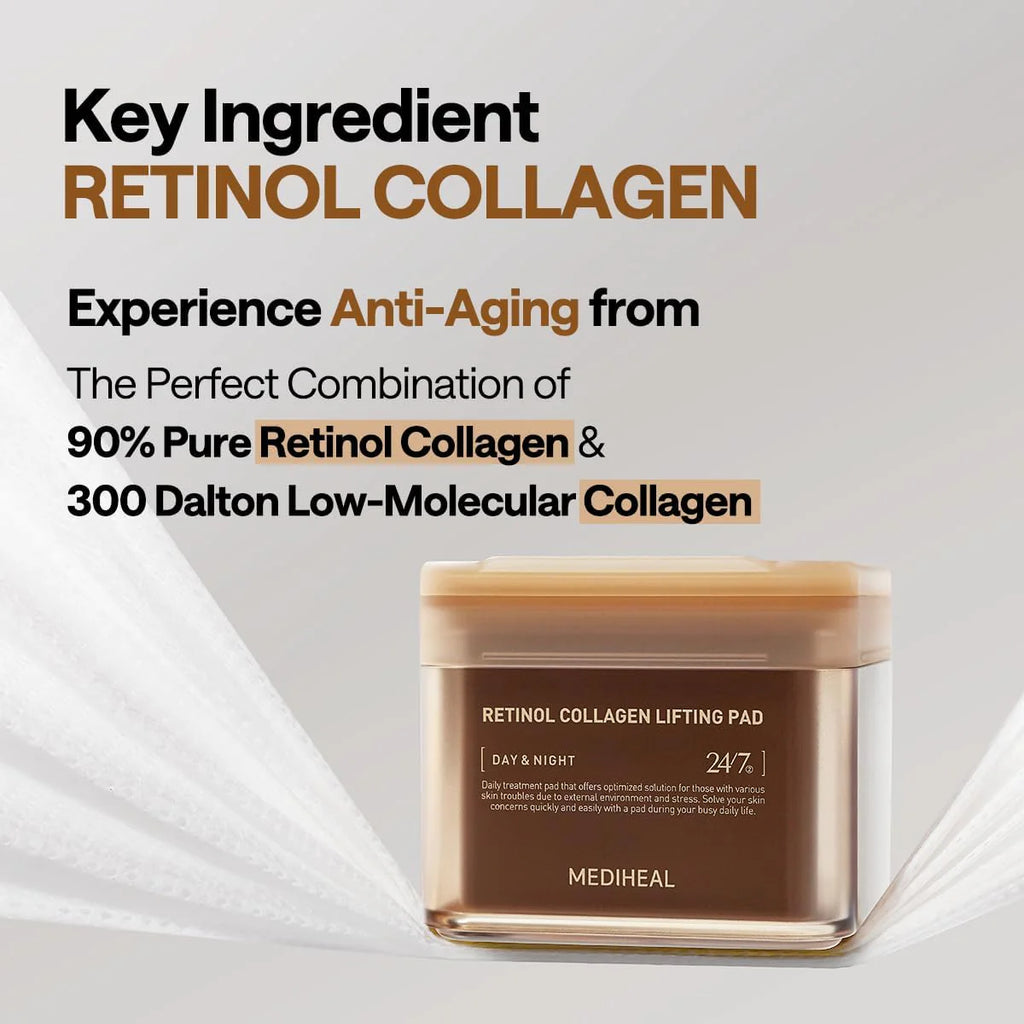 MEDIHEAL Retinol Collagen Lifting Pad 100pads