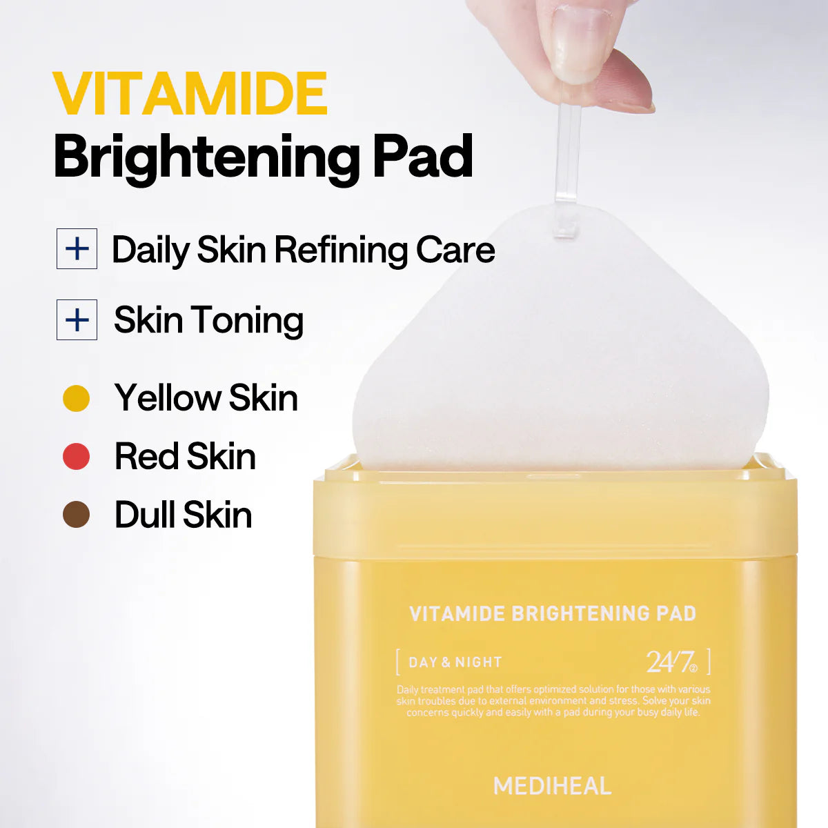 MEDIHEAL Vitamide Brightening Pad 100 Pads
