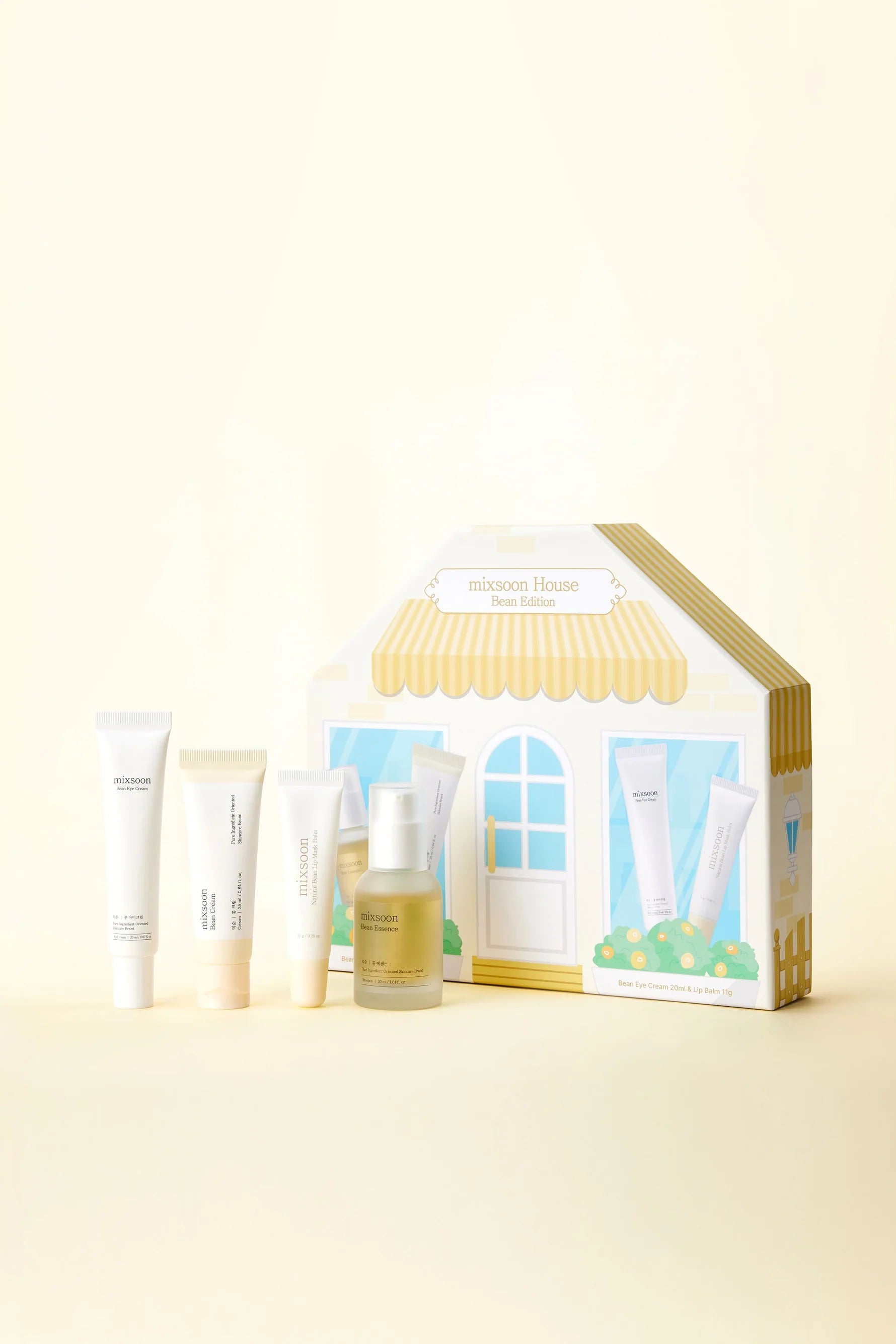 MIXSOON Bean Special Holiday Box | Essence + Cream + Eye Cream + Lip Balm