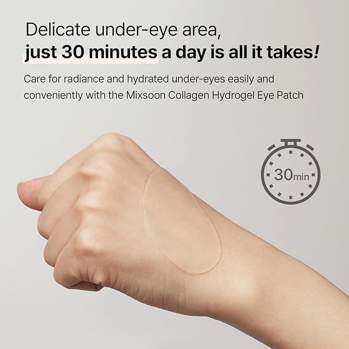 MIXSOON Collagen Hydrogel Eye Patch (1.4G*60parches)