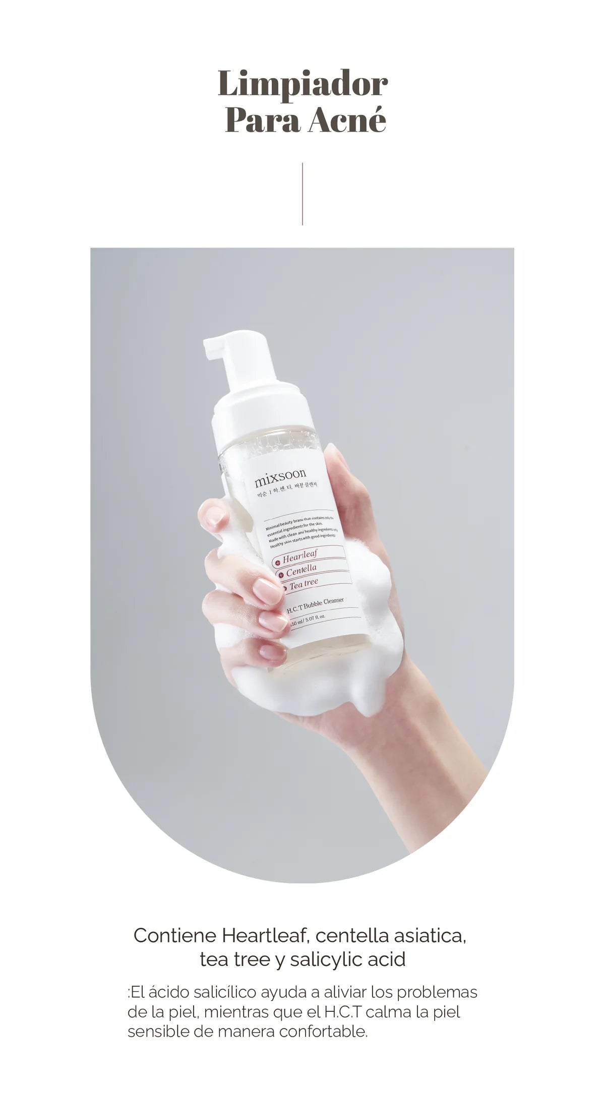 MIXSOON HCT Bubble Cleanser 150ml