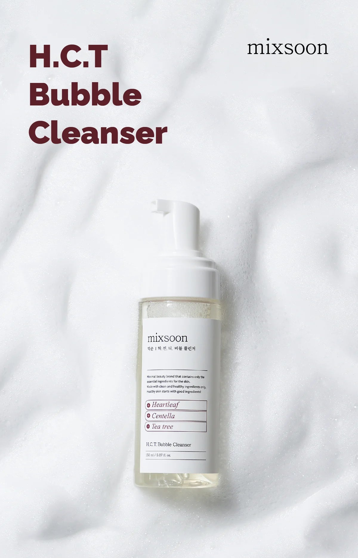 MIXSOON HCT Bubble Cleanser 150ml