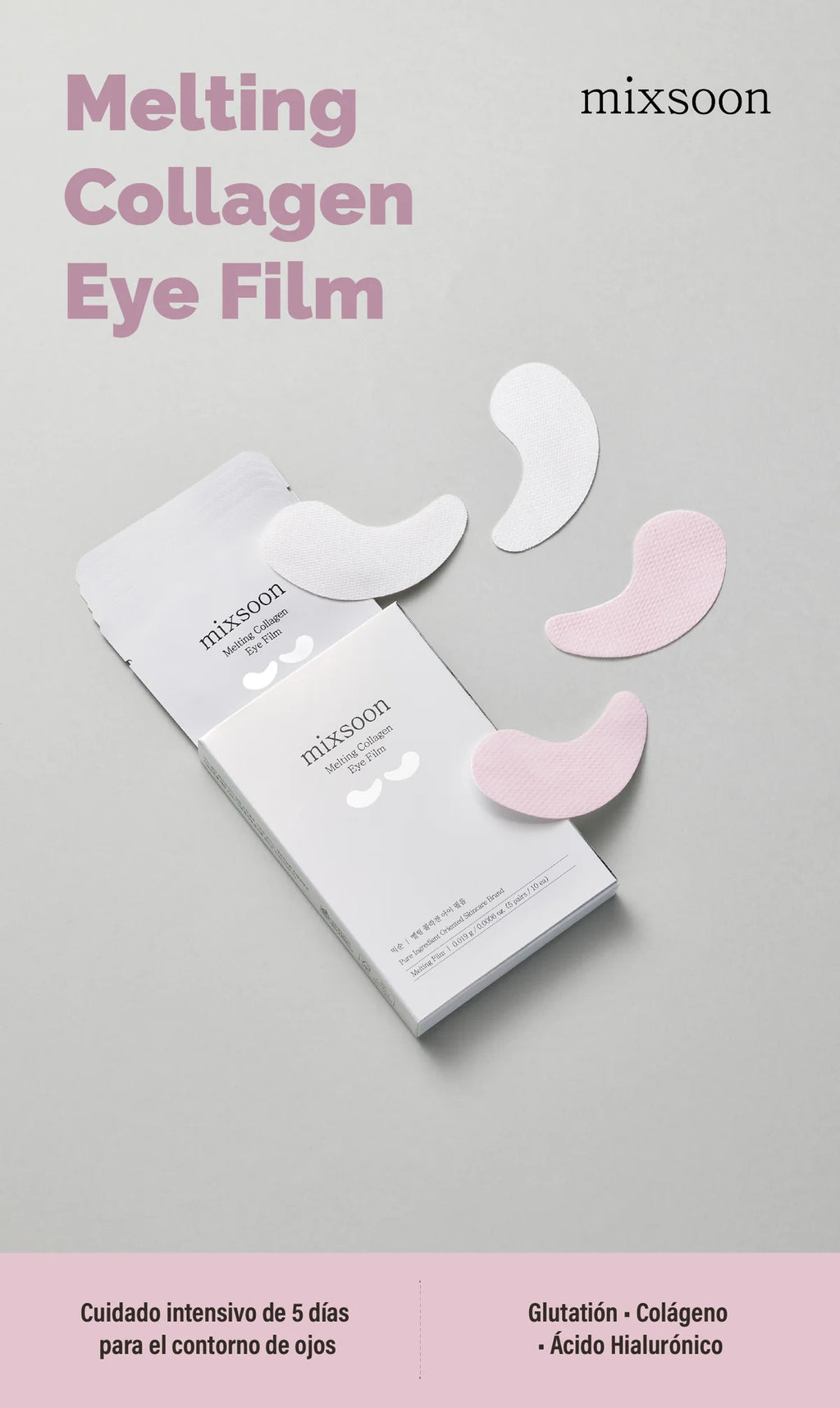 MIXSOON Melting Collagen Eye Film 5pz