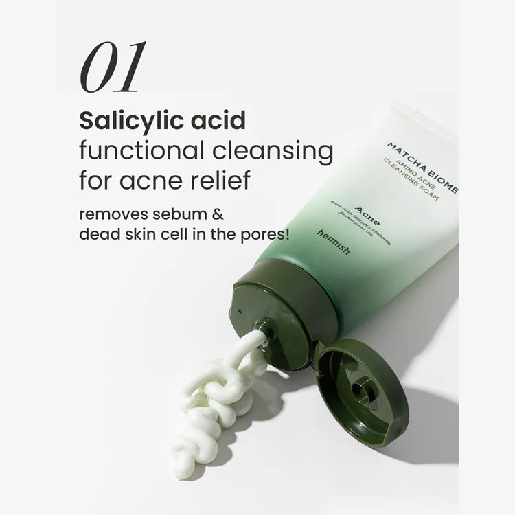 HEIMISH Matcha Biome Amino Acne Cleansing Foam 150g