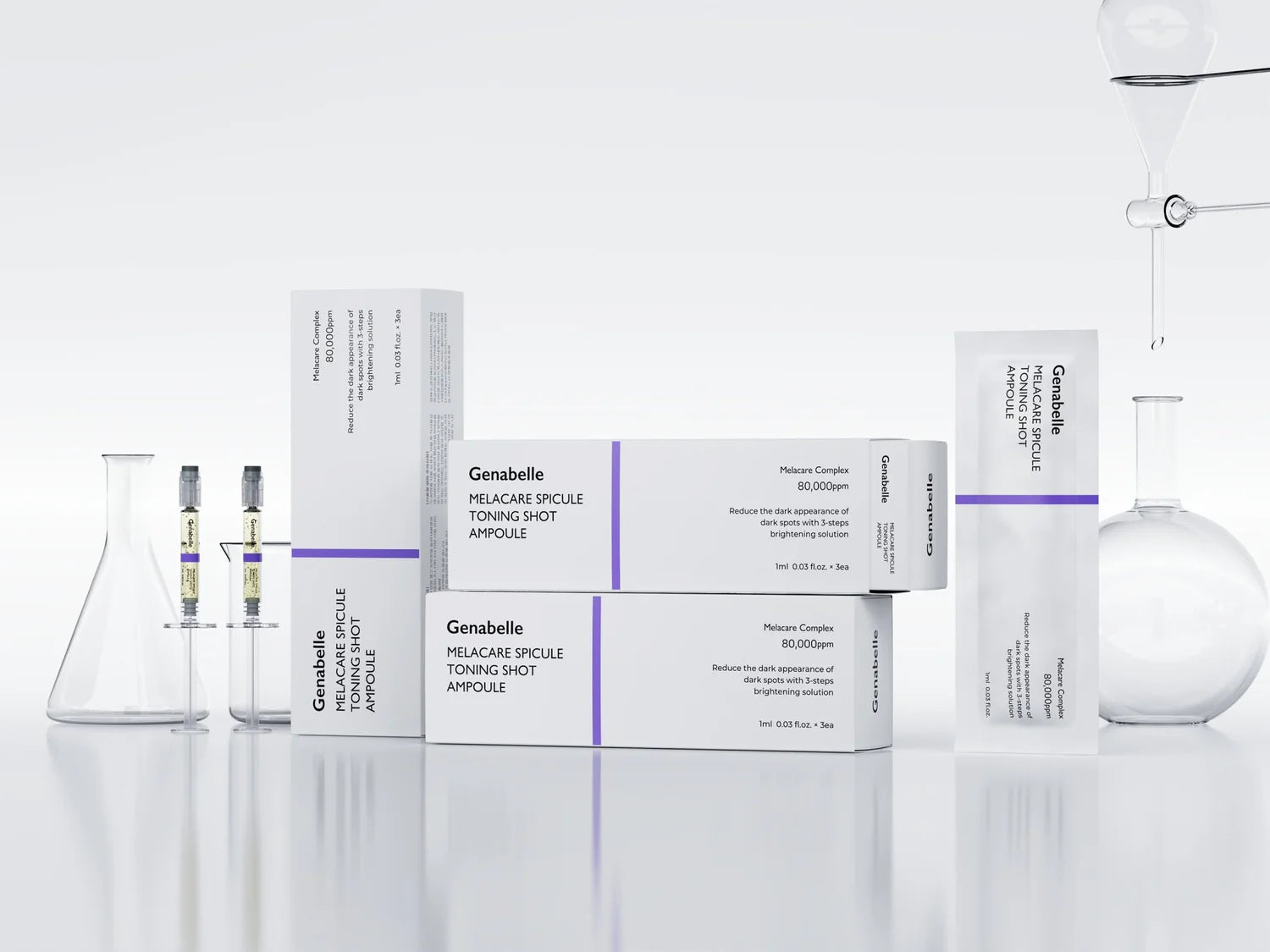 GENABELLE Melacare Spicule toning Shot Ampoule 1ml*3pcs