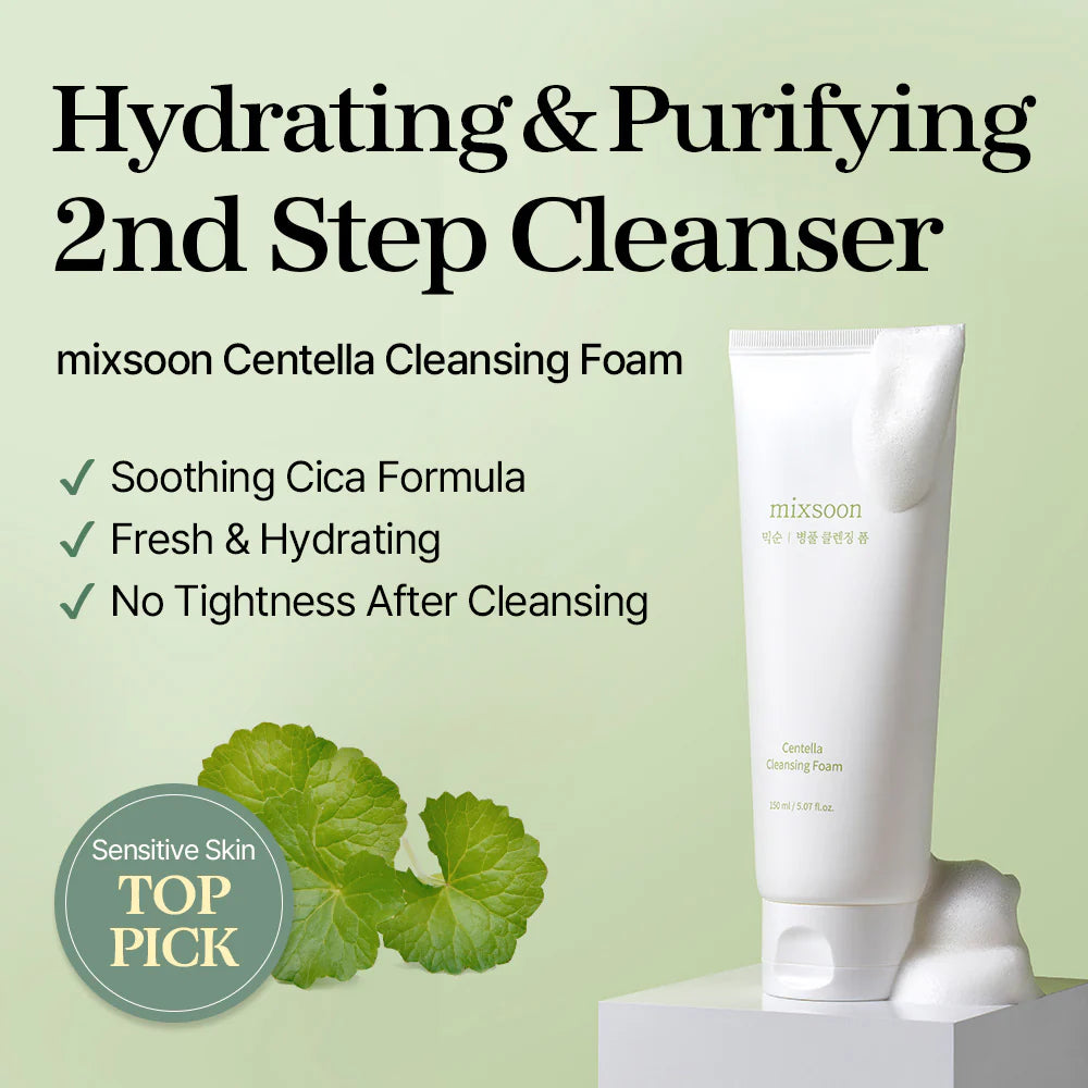 MIXSOON Centella Cleansing Foam