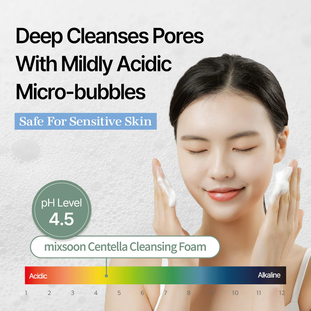 MIXSOON Centella Cleansing Foam